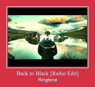 Back To Black [Radio Edit] Ringtone Завантажити безкоштовно