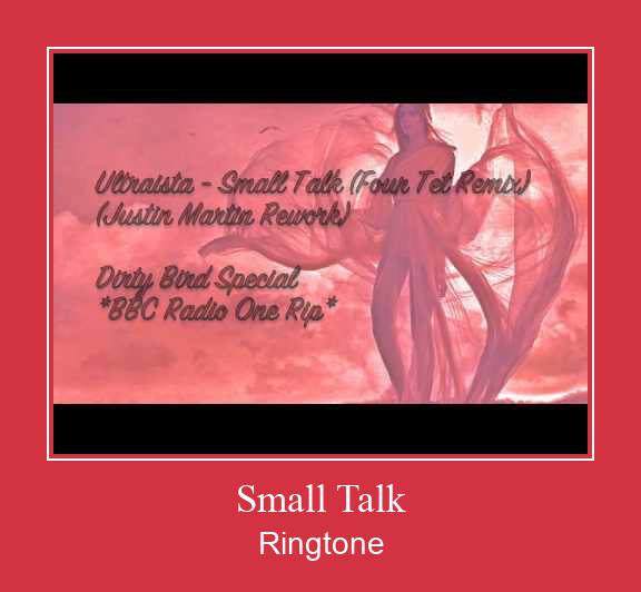 Small Talk Ringtone Download Free
