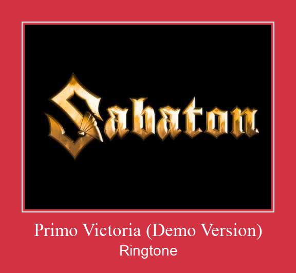 Primo Victoria (Demo Version) צלצול הורד חינם