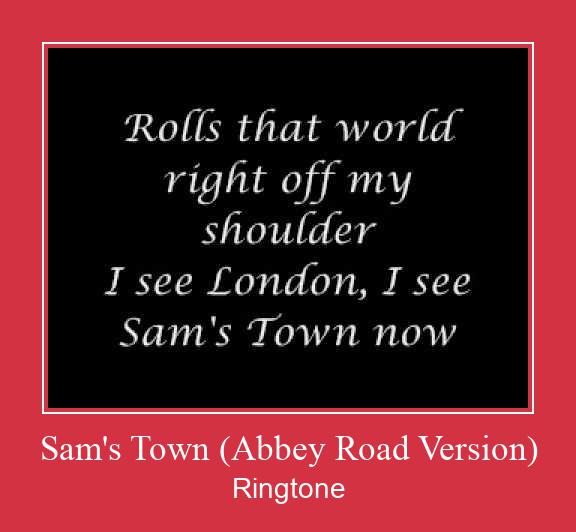 Sam's Town (Abbey Road Version) Vyzvánění ke stažení zdarma