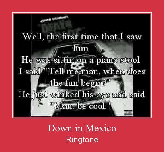 Down In Mexico 벨소리 다운로드 무료