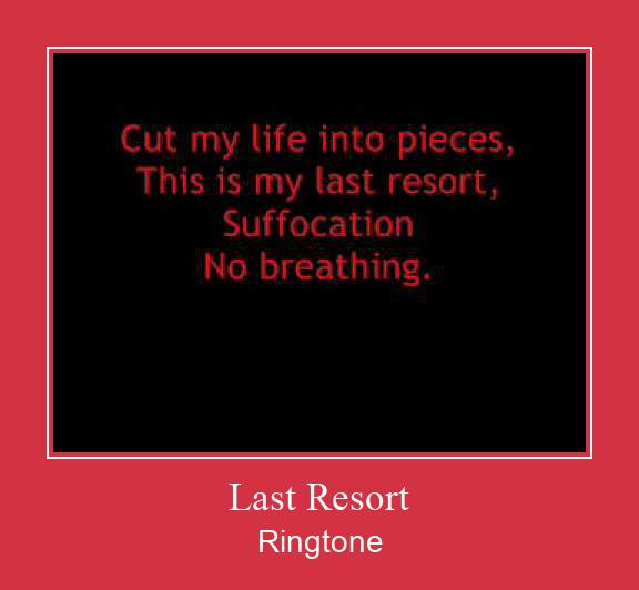 Last Resort Ringtone Download Proste.