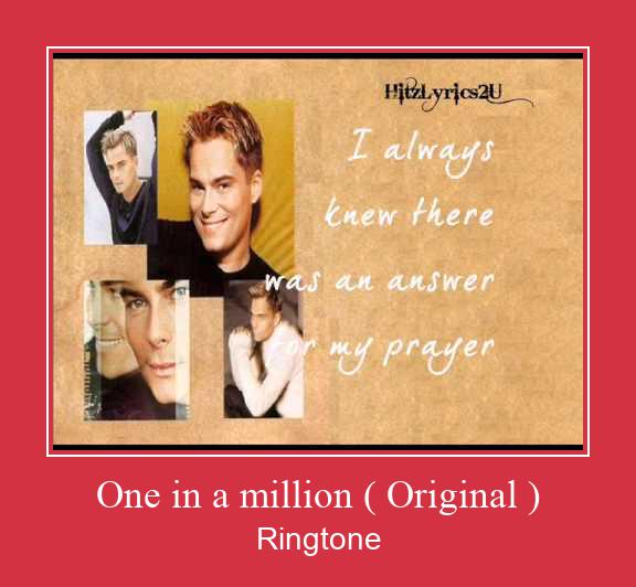 One In A Million ( Original ) Nhạc chuông tải miễn phí