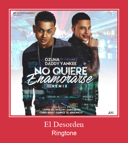El Desorden Suoneria Download gratuito.