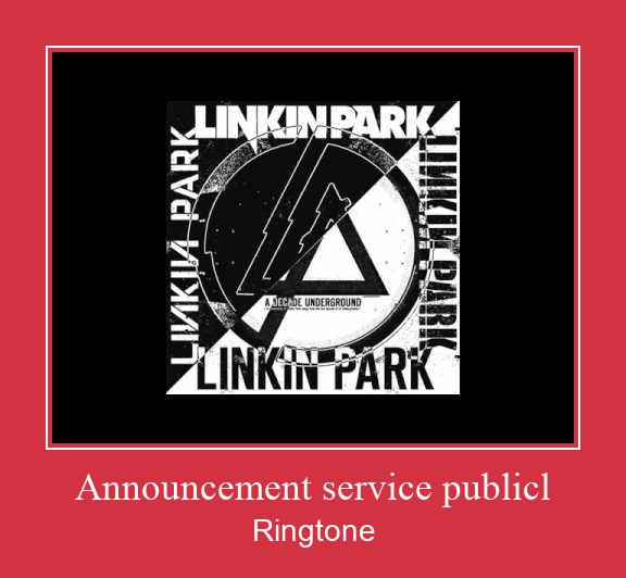 Announcement Service Publicl Vyzvánění ke stažení zdarma