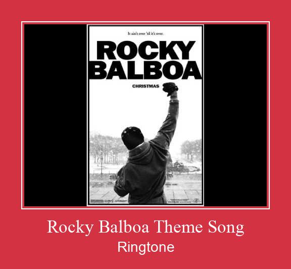 Rocky Balboa Theme Song Vyzvánění ke stažení zdarma
