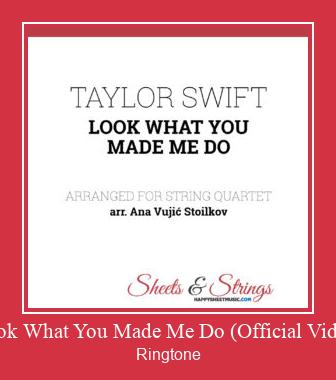 Look What You Made Me Do (Official Video) Ringtone Download Proste.