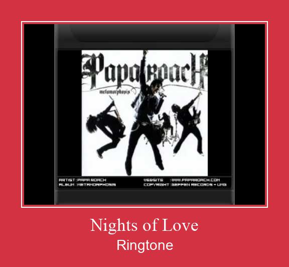 Nights Of Love 벨소리 다운로드 무료