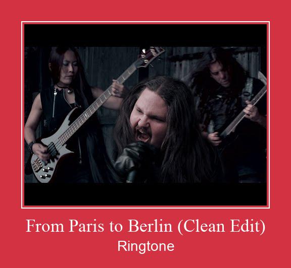 From Paris To Berlin (Clean Edit) Ringetone Download GRATIS.