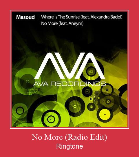 No More (Radio Edit) Ringtone Download Free