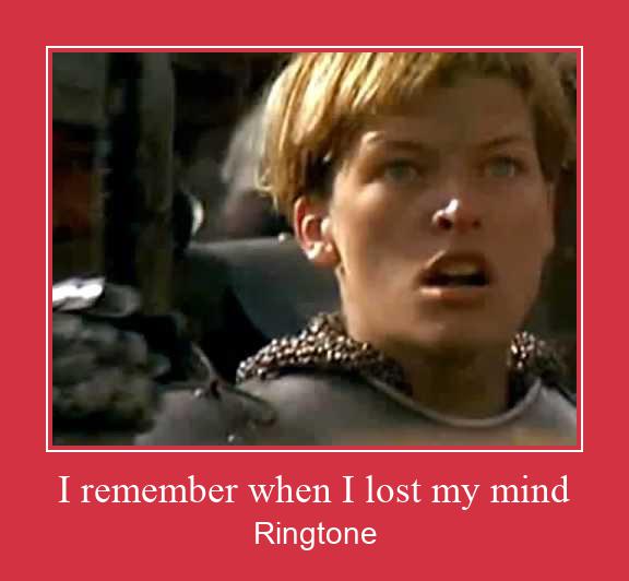 I Remember When I Lost My Mind Ringtone Download Free