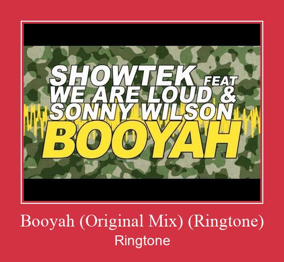 Booyah (Original Mix) (Ringtone) Ringtone allalaadimine tasuta