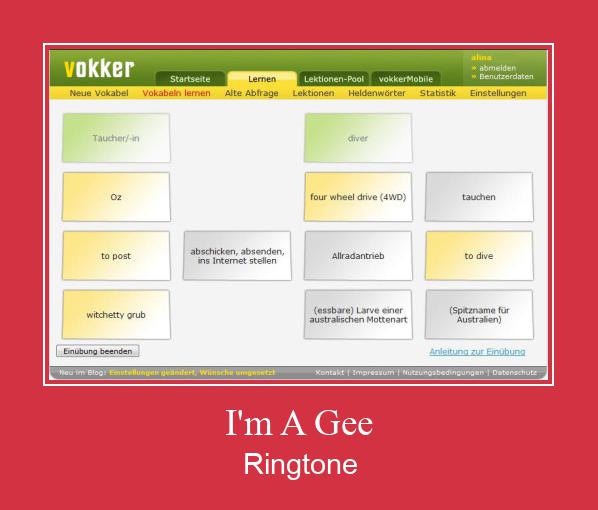 I'm A Gee Ringtone Last ned gratis