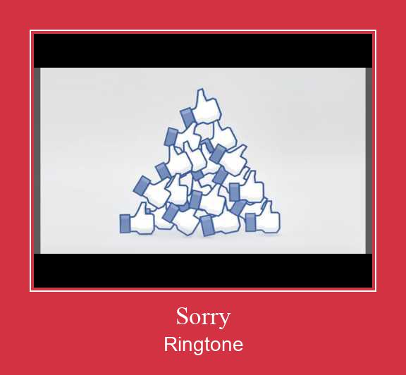 Sorry Ringtone atsisiųsti nemokamai