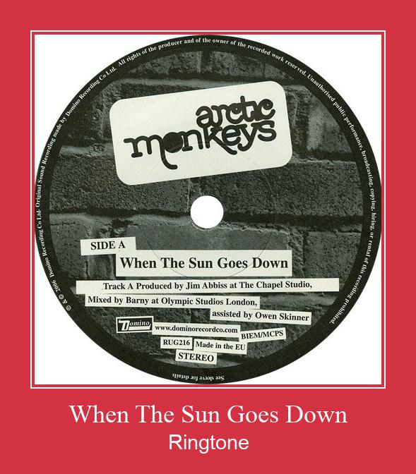 When The Sun Goes Down ರಿಂಗ್ಟೋನ್ ಡೌನ್ಲೋಡ್ ಉಚಿತ