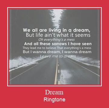 Dream 벨소리 다운로드 무료