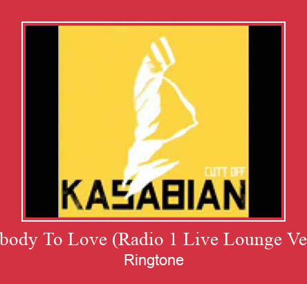 Somebody To Love (Radio 1 Live Lounge Version) Csengőhang letöltés ingyenes