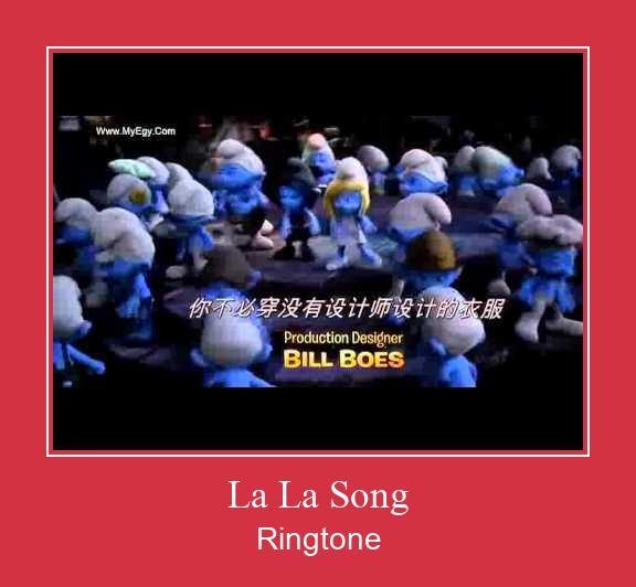 La La Song Ringtone Last ned gratis