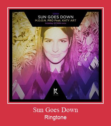 Sun Goes Down Ringtone Download Free