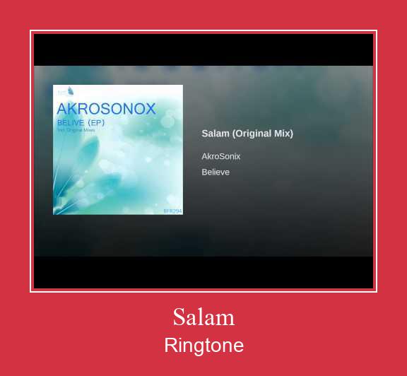 Salam Ringtone Download Proste.
