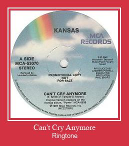 Can't Cry Anymore Ringtone Ladda ner gratis