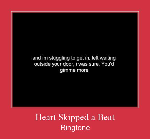 Heart Skipped A Beat Ringtone Download Besplatno