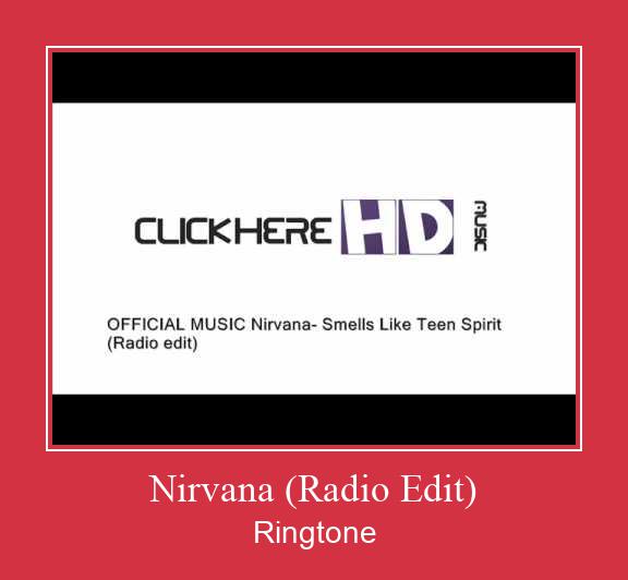 Nirvana (Radio Edit) ดาวน์โหลดริงโทนฟรี
