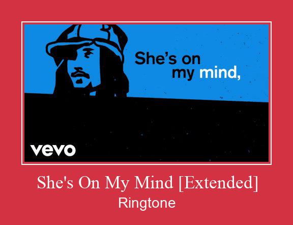 She's On My Mind [Extended] రింగ్టోన్ ఉచితంగా డౌన్లోడ్ చేసుకోండి