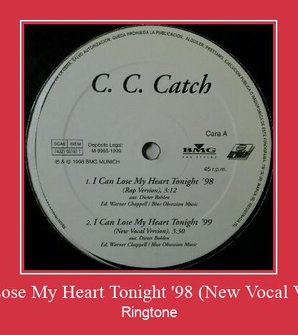 I Can Lose My Heart Tonight '98 (New Vocal Version) రింగ్టోన్ ఉచితంగా డౌన్లోడ్ చేసుకోండి