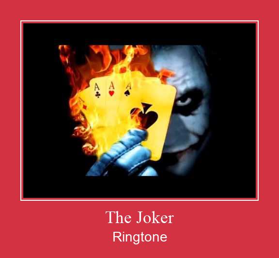 The Joker Ringtone Download Proste.