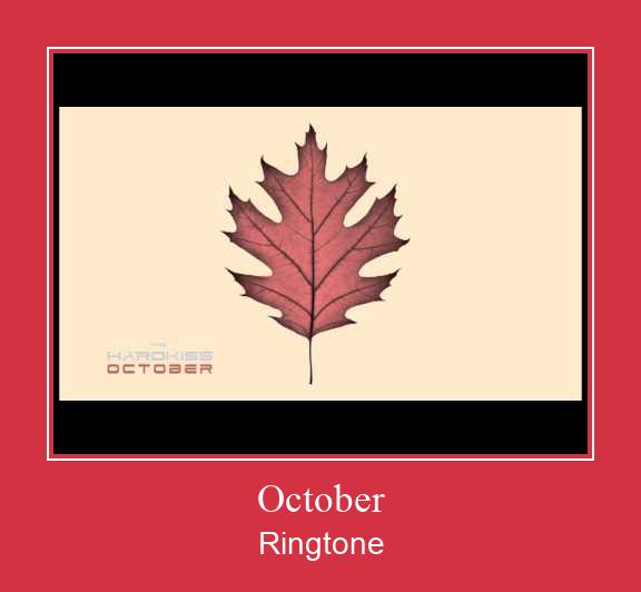 October ringtone دانلود رایگان
