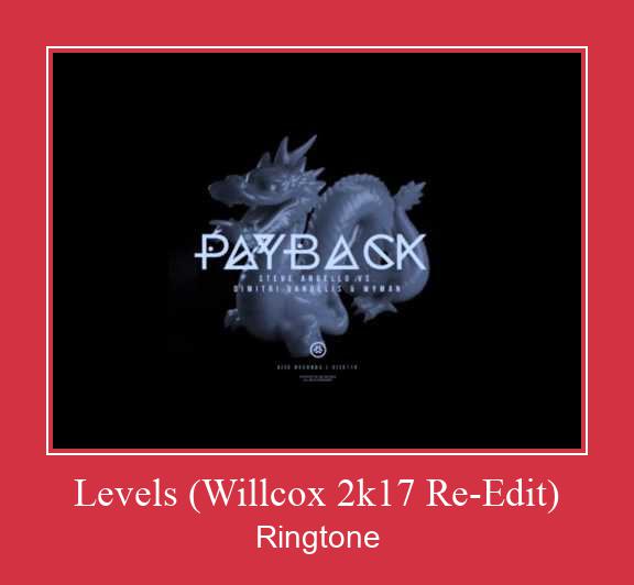 Levels (Willcox 2k17 Re-Edit) Vyzvánění ke stažení zdarma