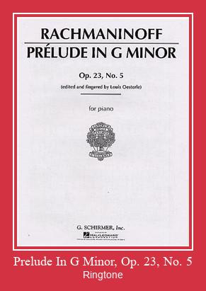 Prelude In G Minor, Op. 23, No. 5 Рингтоне Бесплатно бесплатно