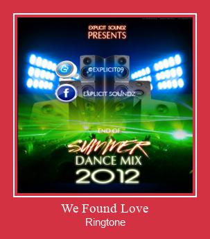 We Found Love ರಿಂಗ್ಟೋನ್ ಡೌನ್ಲೋಡ್ ಉಚಿತ