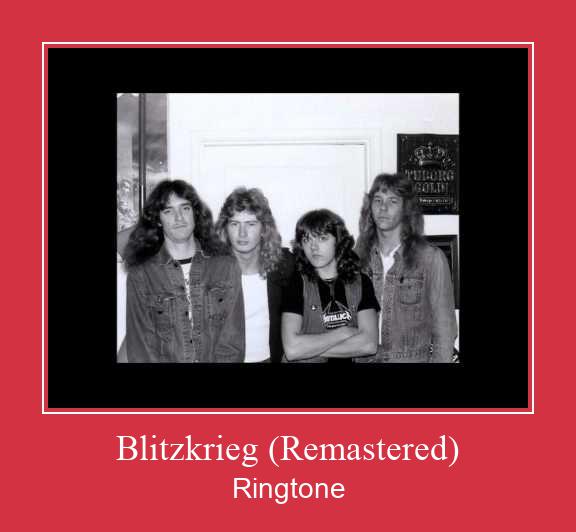 Blitzkrieg (Remastered) Suoneria Download gratuito.