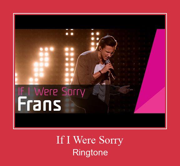 If I Were Sorry ringtone دانلود رایگان