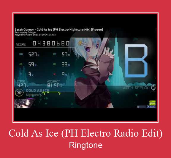 Cold As Ice (PH Electro Radio Edit) Ringtone Download Proste.