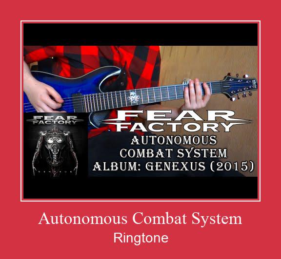 Autonomous Combat System Ringetone Download GRATIS.