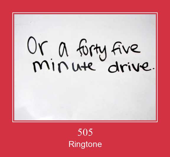 505 Ringtone Last ned gratis