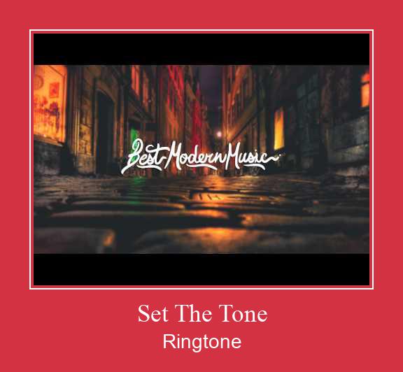 Set The Tone Ringtone Download Proste.