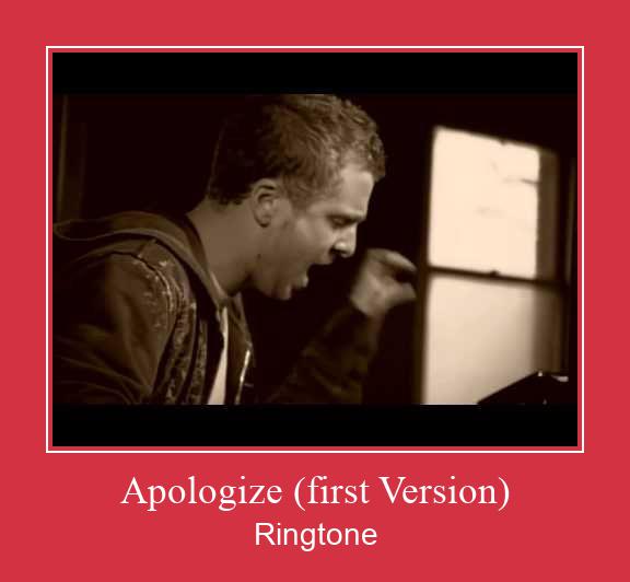 Apologize (first Version) Suoneria Download gratuito.