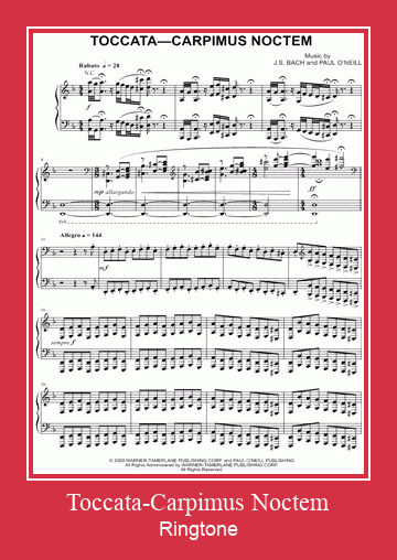 Toccata-Carpimus Noctem Ringtone Download Besplatno