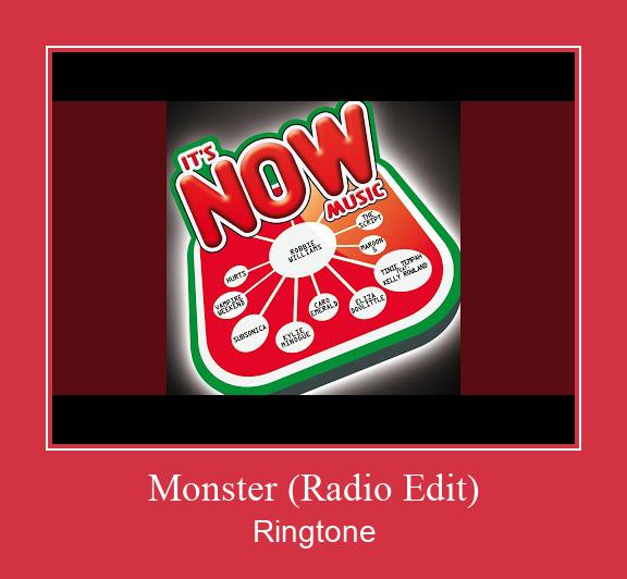 Monster (Radio Edit) Vyzvánění ke stažení zdarma