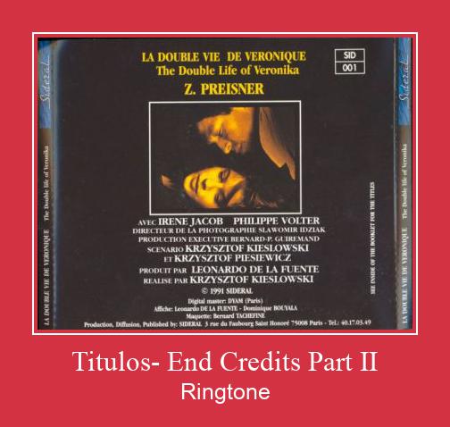 Titulos- End Credits Part II Téléchargement de sonnerie GRATUIT
