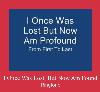 I Once Was Lost, But Now Am Found 벨소리