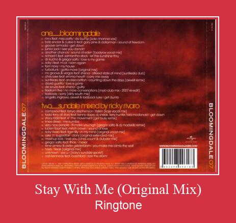 Stay With Me (Original Mix) Ringtone تنزيل مجاني