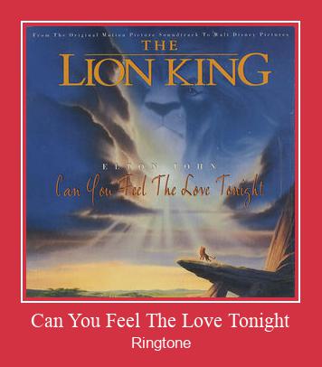 Can You Feel The Love Tonight צלצול הורד חינם
