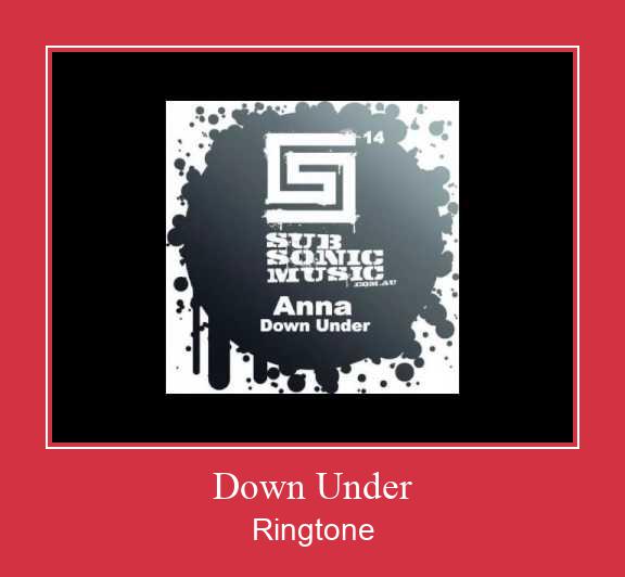 Down Under Tono de llamada gratis