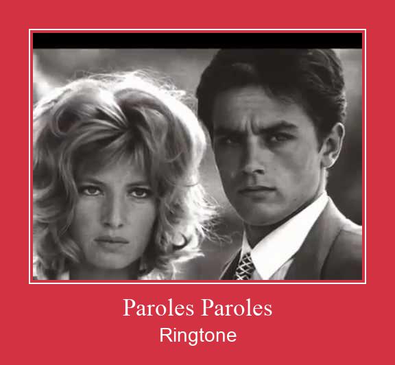 Paroles Paroles Suoneria Download gratuito.