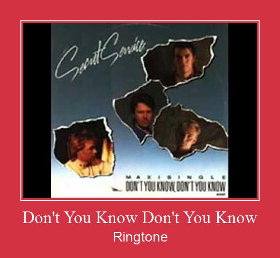 Don't You Know Don't You Know Nada Dering Unduh gratis